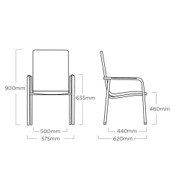 Kettler Diamond Stapelsessel Aluminium/Rope Anthrazit/Charcoal/Petrol 15 Kettler Diamond Stapelsessel Aluminium/Rope Anthrazit/Charcoal/Petrol -Gartenmöbel Store kettler diamond stapelsessel aluminium rope 1439089 8