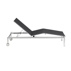 Kettler Feel Gartenliege Edelstahl/Textilene Grau Meliert -Gartenmöbel Store kettler feel gartenliege 203cm edelstahl textilene grau meliert 1005282 4