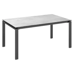 Kettler Float Gartentisch 220x95cm Aluminium/HPL Anthrazit/Grau