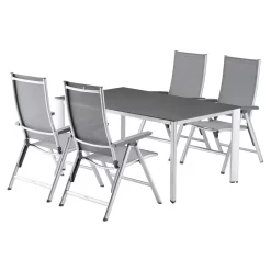 Kettler Edge Tischgestell Aluminium Silber -Gartenmöbel Store kettler hks edge tischgestell 160x95cm aluminium silber 2