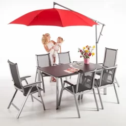 Kettler Edge Tischgestell Aluminium Silber -Gartenmöbel Store kettler hks edge tischgestell 160x95cm aluminium silber 3