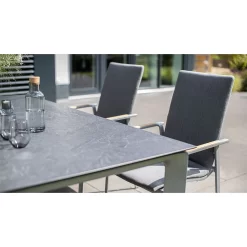 Kettler Gartentisch-Platte HPL 140x70cm Jura Anthrazit -Gartenmöbel Store kettler jura hpl tischplatte 138x68 cm 1356259 3