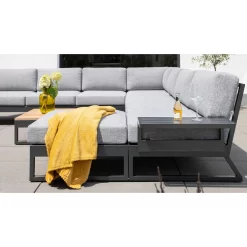 Kettler Ocean Skid Platform Ablagetisch 61x27x24cm Aluminium Anthrazit/Hellgrau Meliert -Gartenmöbel Store kettler ocean skid platform ablagetisch 61x27x24cm alu 1368986 5