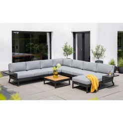 Kettler Ocean Skid Platform Ablagetisch 61x27x24cm Aluminium Anthrazit/Hellgrau Meliert -Gartenmöbel Store kettler ocean skid platform ablagetisch 61x27x24cm alu 1368986 6