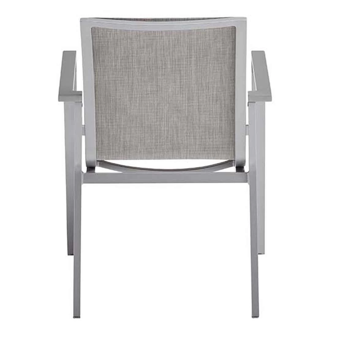 Kettler Rasmus Stapelsessel Aluminium/Outdoorgewebe Silber/Hellgrau 6 Kettler Rasmus Stapelsessel Aluminium/Outdoorgewebe Silber/Hellgrau – Bild 6