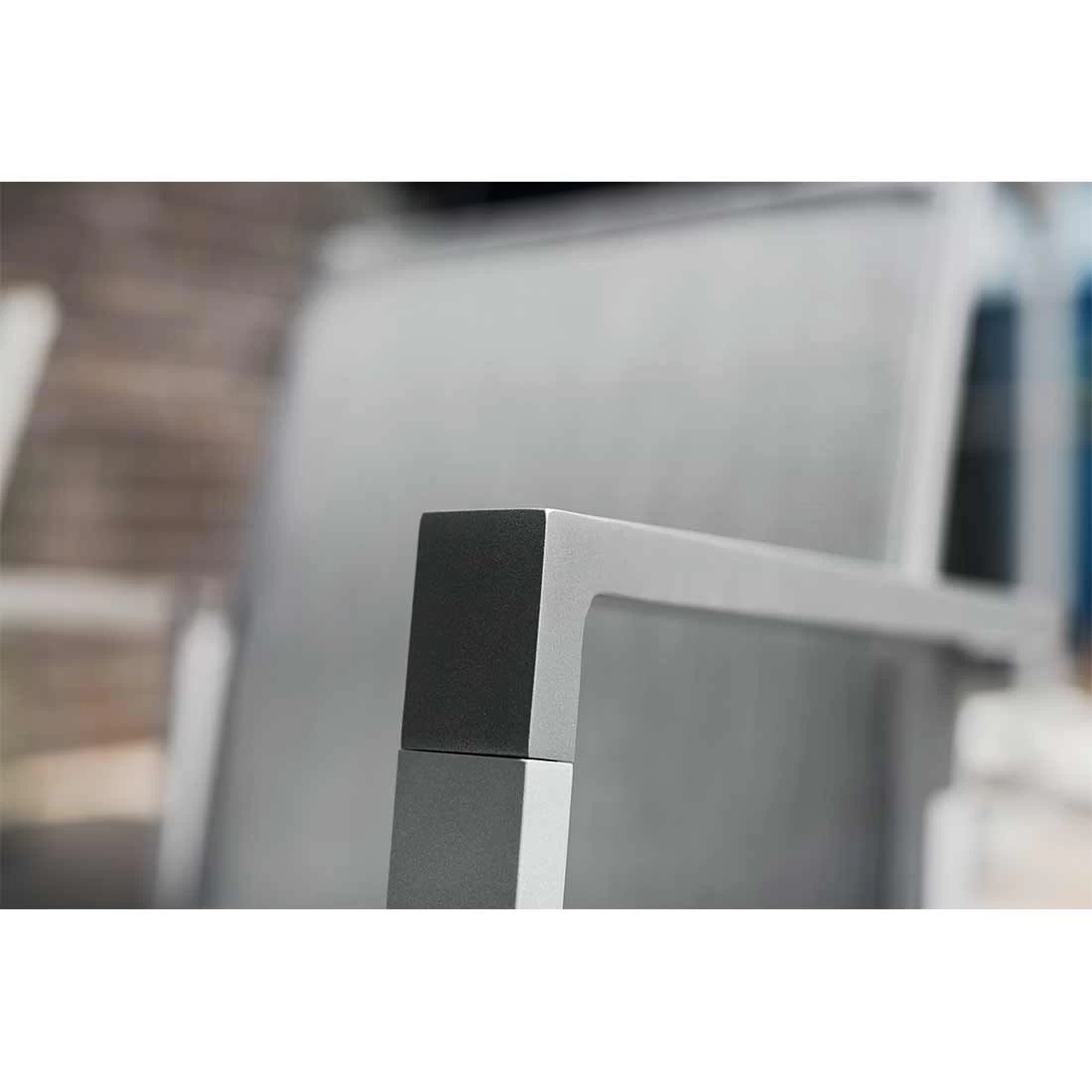 Kettler Rasmus Stapelsessel Aluminium/Outdoorgewebe Silber/Hellgrau 8 Kettler Rasmus Stapelsessel Aluminium/Outdoorgewebe Silber/Hellgrau – Bild 8