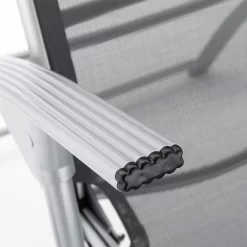 Kettler Tampa Bäderliege Silber/Charcoal -Gartenmöbel Store kettler tampa baderliege silber twitchell charcoal 1271614 4