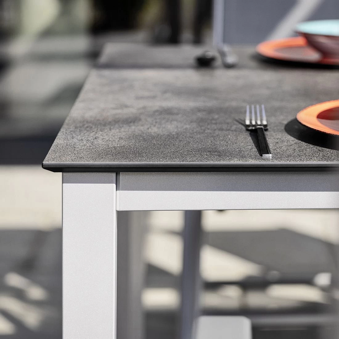 Kettler Gartentisch-Platte 160x95cm HPL Titanit Anthrazit 3 Kettler Gartentisch-Platte 160x95cm HPL Titanit Anthrazit – Bild 3