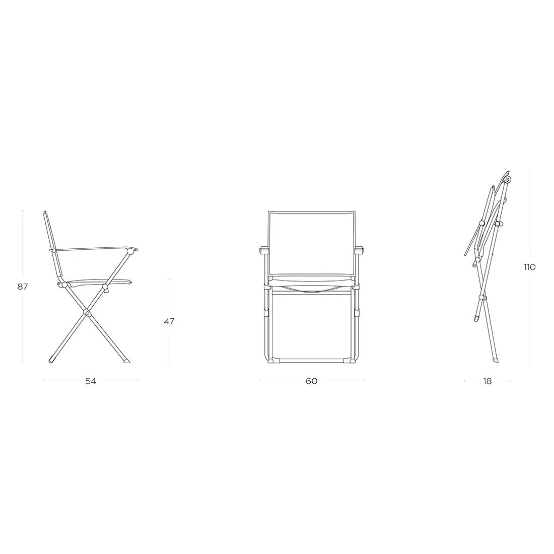 Lafuma Anytime Klappsessel Stahl/Batyline Duo Titane/Galet 5 Lafuma Anytime Klappsessel Stahl/Batyline Duo Titane/Galet – Bild 5