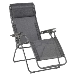 Lafuma Futura Relaxliege Stahl/Batyline Duo Titane/Obsidian