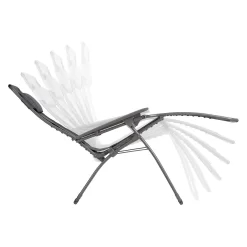 Lafuma Futura XL Relaxliege Stahl/Batyline Duo Titane/Obsidian -Gartenmöbel Store lafuma futura xl relaxliege stahl batyline duo 1459054 6