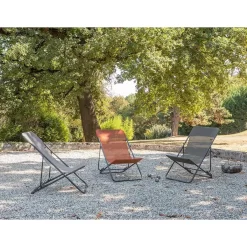 Lafuma Helio XL Liegestuhl Stahl/Velio® Titane/Chataigne -Gartenmöbel Store lafuma helio xl liegestuhl stahl velior titane chataigne 1325063 3