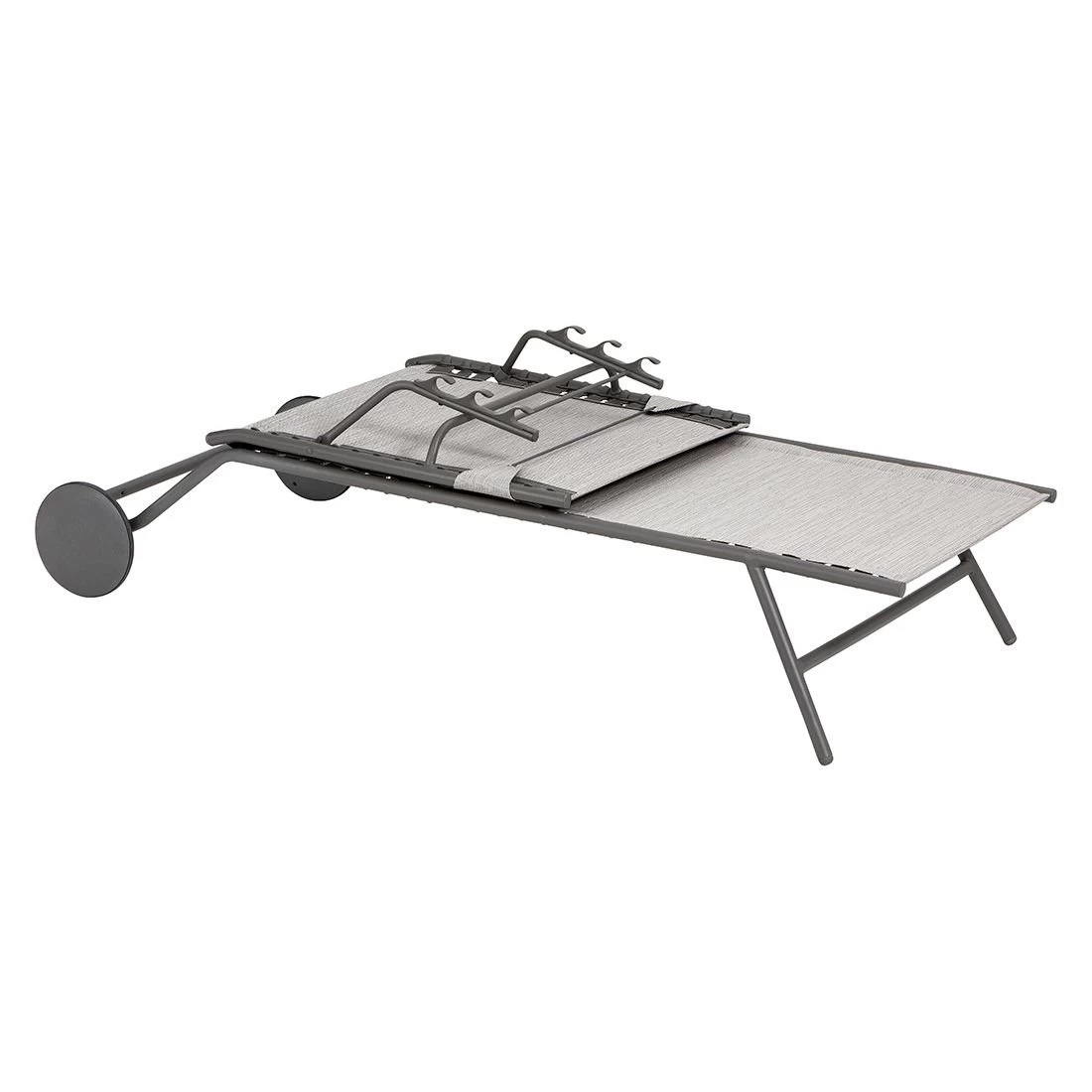 Lafuma Miami II Gartenliege Stahl/BatylineDuo Titane/Galet 5 Lafuma Miami II Gartenliege Stahl/BatylineDuo Titane/Galet – Bild 5