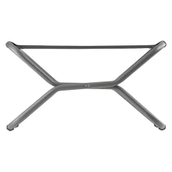 Lafuma Next Gartenhocker Stahl/Batyline Duo Titane/Obsidian -Gartenmöbel Store lafuma next hocker stahl batyline duo 1459362 3