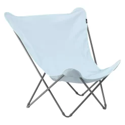 Lafuma Pop Up XL Gartenstuhl Stahl/Airlon Titane/Azur