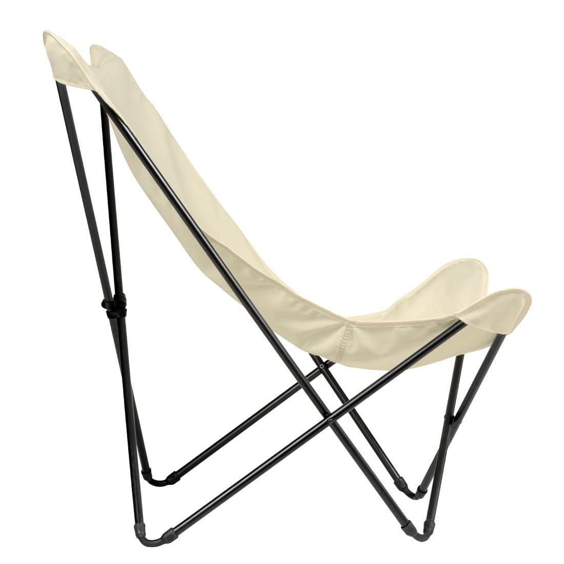 Lafuma Pop Up XL Liegestuhl Stahl/Airlon Schwarz/Ecru 4 Lafuma Pop Up XL Liegestuhl Stahl/Airlon Schwarz/Ecru – Bild 4