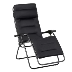 Lafuma RSX Clip AC Relaxliege Stahl/AirComfort® Schwarz/Acier