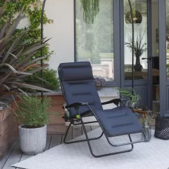 Lafuma RSX Clip AC Relaxliege Stahl/AirComfort® Schwarz/Acier -Gartenmöbel Store lafuma rsx clip ac relaxliege stahl aircomfortr schwarz acier 1259701 3