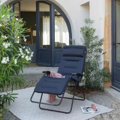 Lafuma RSX Clip XL Relaxliege Stahl/AirComfort® Schwarz/Acier -Gartenmöbel Store lafuma rsx clip xl relaxliege stahl aircomfortr schwarz acier 1259668 3