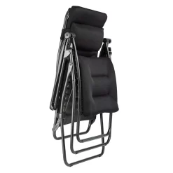 Lafuma RSX Clip XL Relaxliege Stahl/AirComfort® Schwarz/Acier -Gartenmöbel Store lafuma rsx clip xl relaxliege stahl aircomfortr schwarz acier 1259668 5