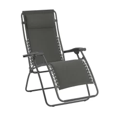 Lafuma RSXA Relaxliege Stahl/Polycotton Titane/Ardoise