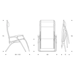 Lafuma RSXA Relaxliege Stahl/Polycotton Titane/Ardoise -Gartenmöbel Store lafuma rsxa relaxliege stahl polycotton basalte ardoise 1003291 3