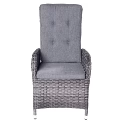 LC Garden Bailado Gartensessel Geflecht/Polyester Omega Grau/Grau -Gartenmöbel Store lc garden bailado verstellsessel geflecht polster omega grau grau 1248239 3