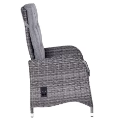 LC Garden Bailado Gartensessel Geflecht/Polyester Omega Grau/Grau -Gartenmöbel Store lc garden bailado verstellsessel geflecht polster omega grau grau 1248239 4