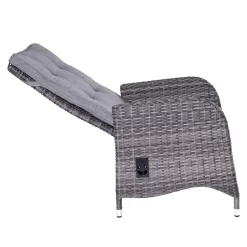 LC Garden Bailado Gartensessel Geflecht/Polyester Omega Grau/Grau -Gartenmöbel Store lc garden bailado verstellsessel geflecht polster omega grau grau 1248239 5