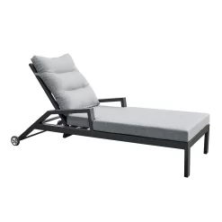 LC Garden Bondino II Gartenliege Aluminium/Polyester Anthrazit/Grau