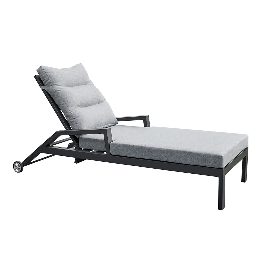 LC Garden Bondino II Gartenliege Aluminium/Polyester Anthrazit/Grau 1 LC Garden Bondino II Gartenliege Aluminium/Polyester Anthrazit/Grau