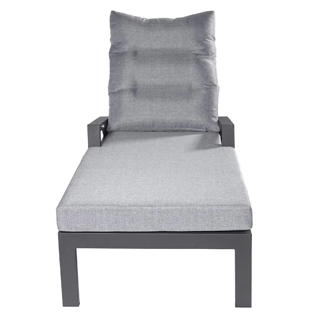 LC Garden Bondino II Gartenliege Aluminium/Polyester Anthrazit/Grau 4 LC Garden Bondino II Gartenliege Aluminium/Polyester Anthrazit/Grau – Bild 4