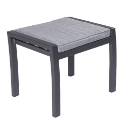 LC Garden Bondino II Gartenhocker Aluminium/Polster Anthrazit/Grau