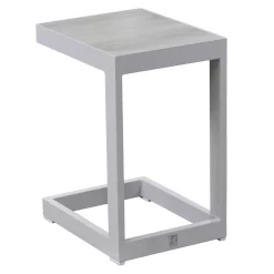 LC Garden Keramo Beistelltisch 32x40cm Aluminium/Keramik Off White/Easy Grey