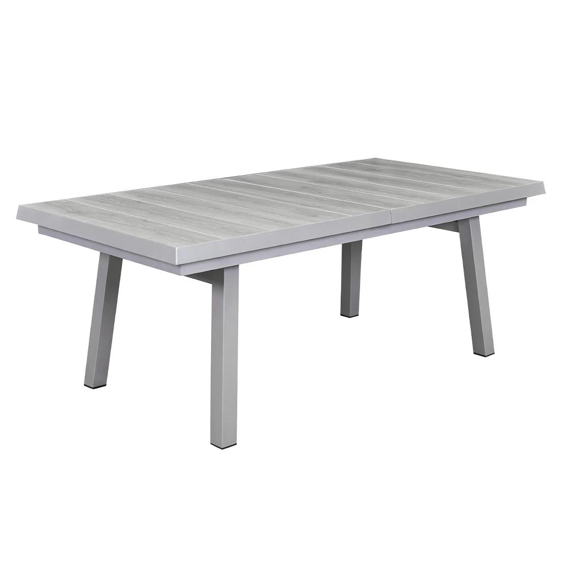 LC Garden Nizza Ausziehtisch 200/260x100x75cm Aluminium/Keramik Silber/Easy Grey 1 LC Garden Nizza Ausziehtisch 200/260x100x75cm Aluminium/Keramik Silber/Easy Grey