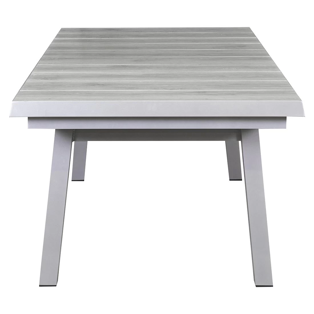 LC Garden Nizza Ausziehtisch 200/260x100x75cm Aluminium/Keramik Silber/Easy Grey 4 LC Garden Nizza Ausziehtisch 200/260x100x75cm Aluminium/Keramik Silber/Easy Grey – Bild 4