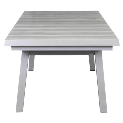 LC Garden Nizza Gartentisch 200x100cm Aluminium/Keramik Silber/Easy Grey -Gartenmöbel Store lc garden nizza gartentisch 200x100cm aluminium keramik 1432280 3