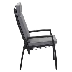 LC Garden Sondrino Gartenstuhl Aluminium/Textilene Schwarz Matt/Grau -Gartenmöbel Store lc garden sondrino gartenstuhl aluminium textilene 1433028 3