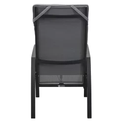 LC Garden Sondrino Gartenstuhl Aluminium/Textilene Schwarz Matt/Grau -Gartenmöbel Store lc garden sondrino gartenstuhl aluminium textilene 1433028 4