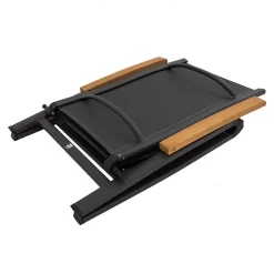 LC Garden Unicamo Klappsessel Aluminium/Textilene Anthrazit/Natur -Gartenmöbel Store lc garden unicamo klappstuhl aluminium textilene teak 1433292 6