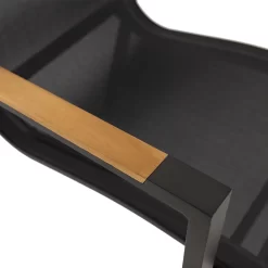 LC Garden Unicamo Stapelstuhl Aluminium/Textilene/Teak Anthrazit/Natur 11 LC Garden Unicamo Stapelstuhl Aluminium/Textilene/Teak Anthrazit/Natur -Gartenmöbel Store lc garden unicamo stapelstuhl aluminium textilene teak 1433303 5