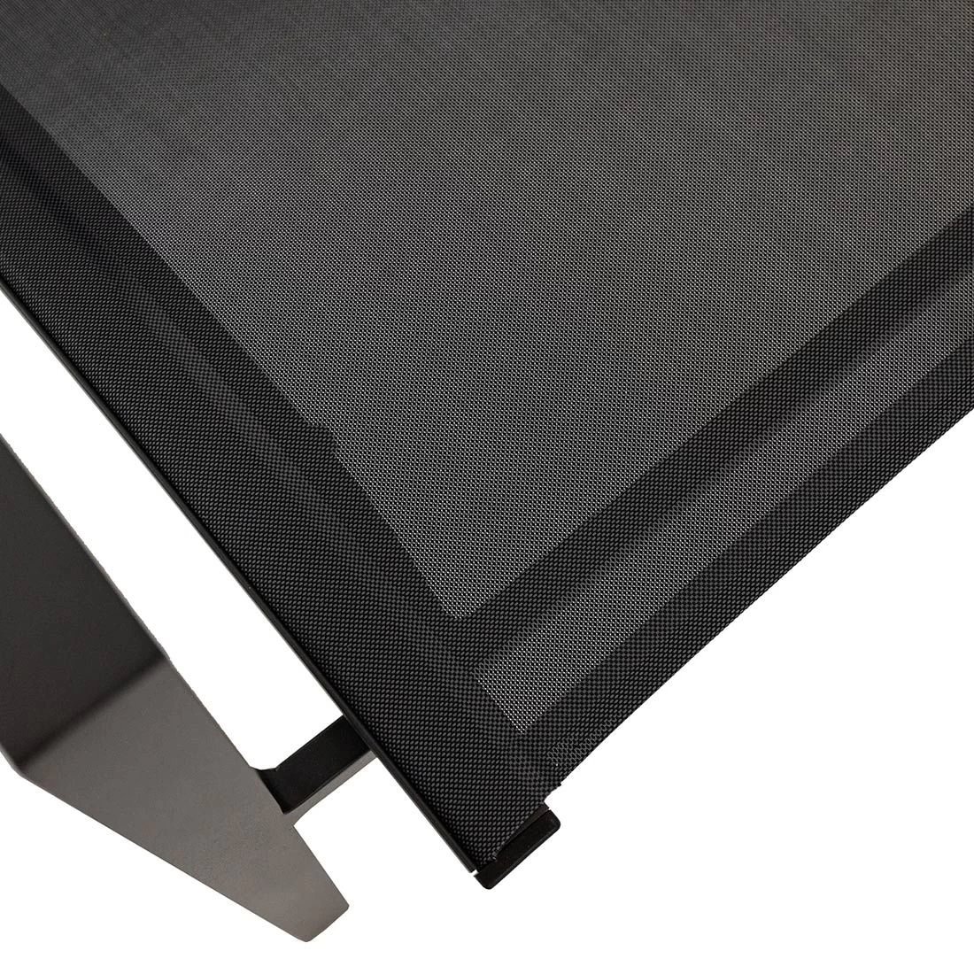 LC Garden Unicamo Stapelstuhl Aluminium/Textilene/Teak Anthrazit/Natur 6 LC Garden Unicamo Stapelstuhl Aluminium/Textilene/Teak Anthrazit/Natur – Bild 6