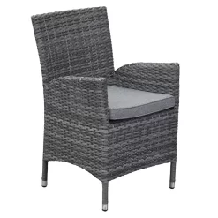 LC Garden Vivera Gartensessel Aluminium/Geflecht Omega-Anthrazit