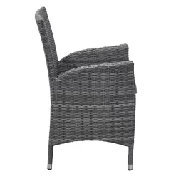 LC Garden Vivera Gartensessel Aluminium/Geflecht Omega-Anthrazit -Gartenmöbel Store lc garden vivera loungesessel aluminium geflecht 1432390 3