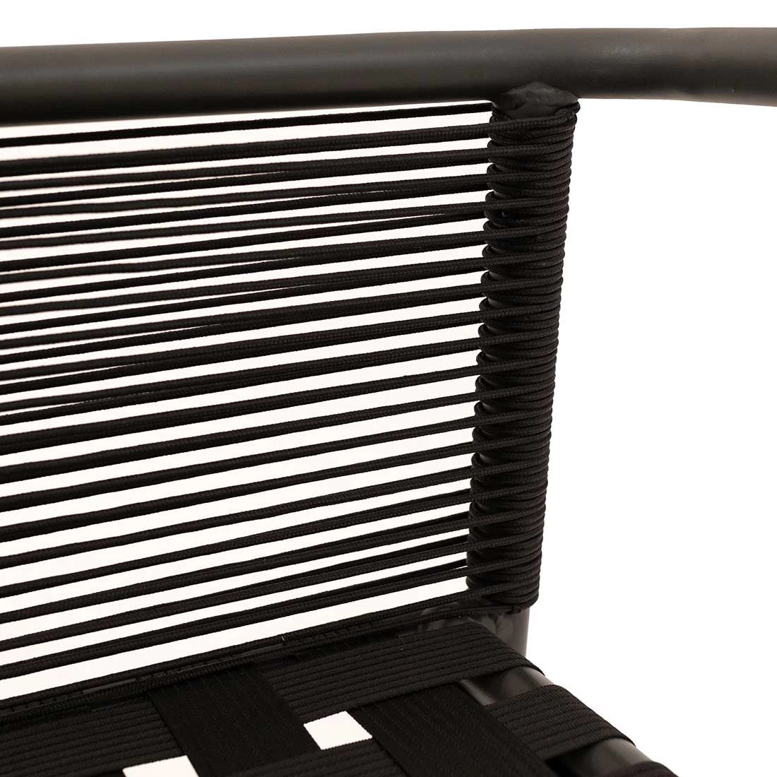 LifestyleGarden Horizon Stapelsessel Aluminium/Rope Schwarz Grau/Grau 7 LifestyleGarden Horizon Stapelsessel Aluminium/Rope Schwarz Grau/Grau – Bild 7