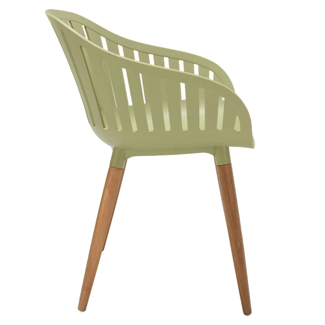 LifestyleGarden Nassau Gartensessel Eukalyptusholz/Kunststoff Teaklook/Salbeigrün 5 LifestyleGarden Nassau Gartensessel Eukalyptusholz/Kunststoff Teaklook/Salbeigrün – Bild 5