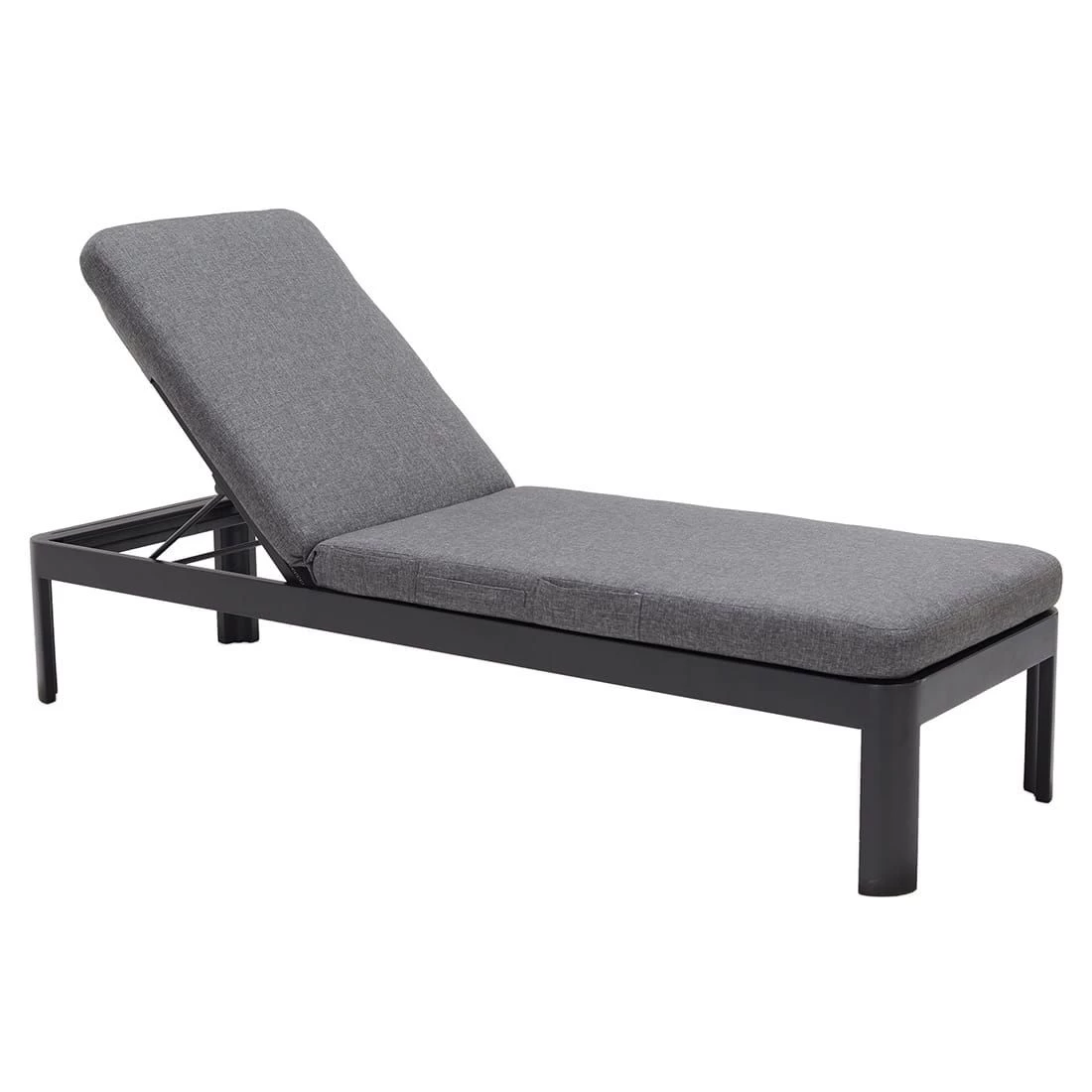 LifestyleGarden Portals Gartenliege Aluminium/Textilene/Olefin Batman Black/Dunkelgrau 1 LifestyleGarden Portals Gartenliege Aluminium/Textilene/Olefin Batman Black/Dunkelgrau