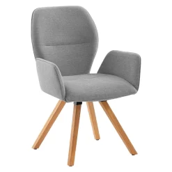 Niehoff Alvaro Gartensessel Teak/Olefin Natur/Hellgrau