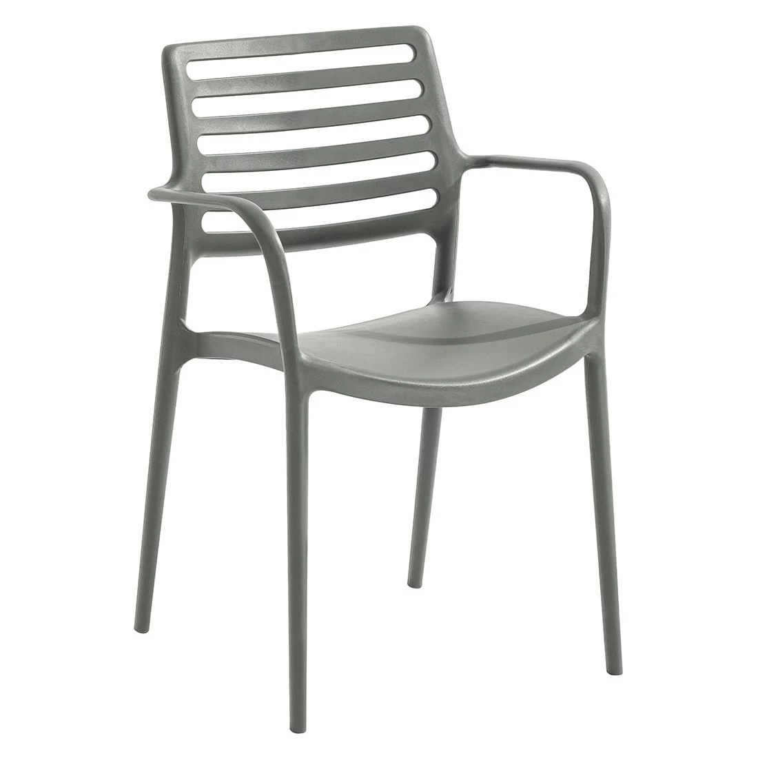 Niehoff San Remo Stapelstuhl Polypropylen Grau 1 Niehoff San Remo Stapelstuhl Polypropylen Grau