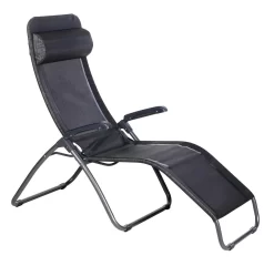 OUTLIV. Brada Bäderliege Komfort Aluminium/Suntex Anthrazit